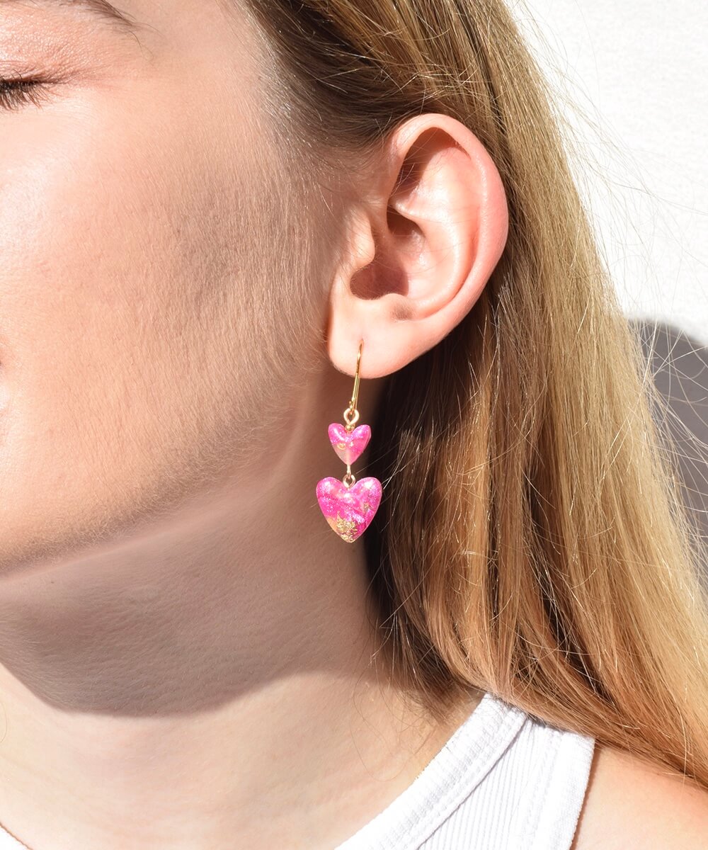 Pendientes Amorcito Fucsia