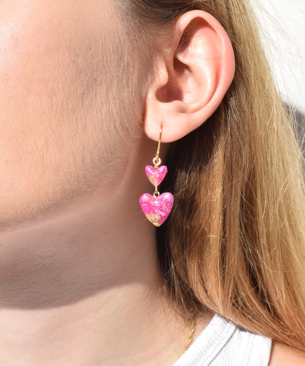 Pendientes Amorcito Fucsia