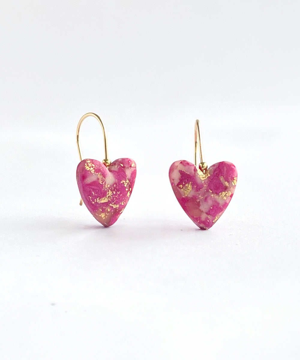 Pendientes One Love Fucsia