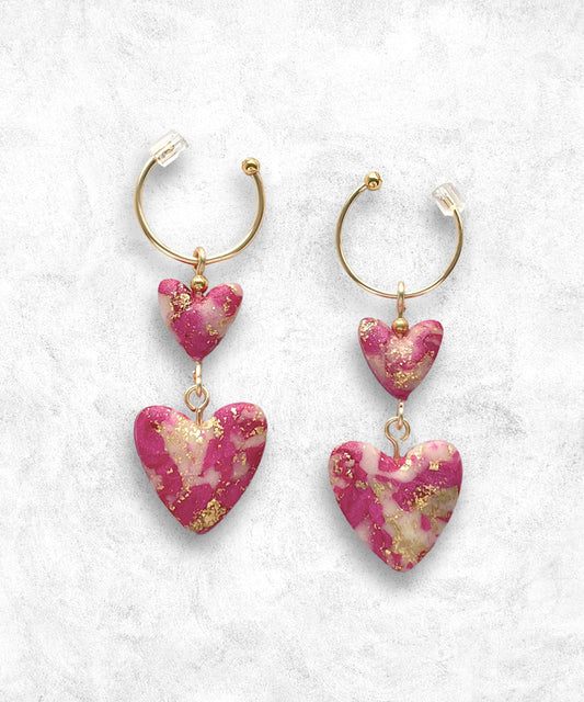 Pendientes Amorcito Fucsia