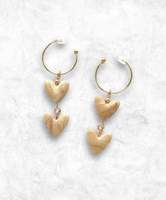 Pendientes Love Oro