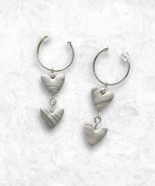 Pendientes Love Plata