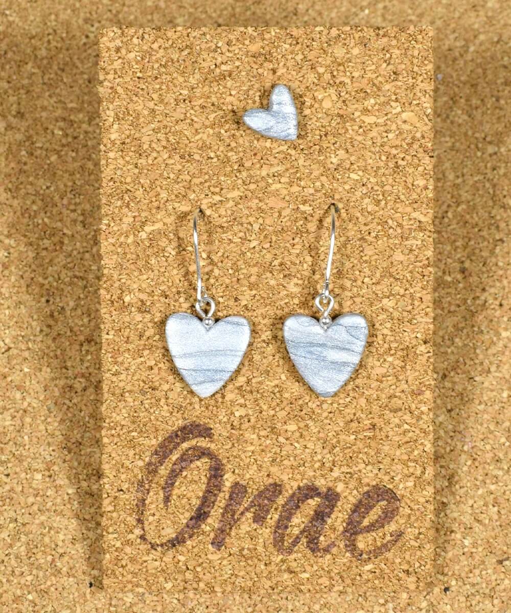 Pendientes One Love Plata